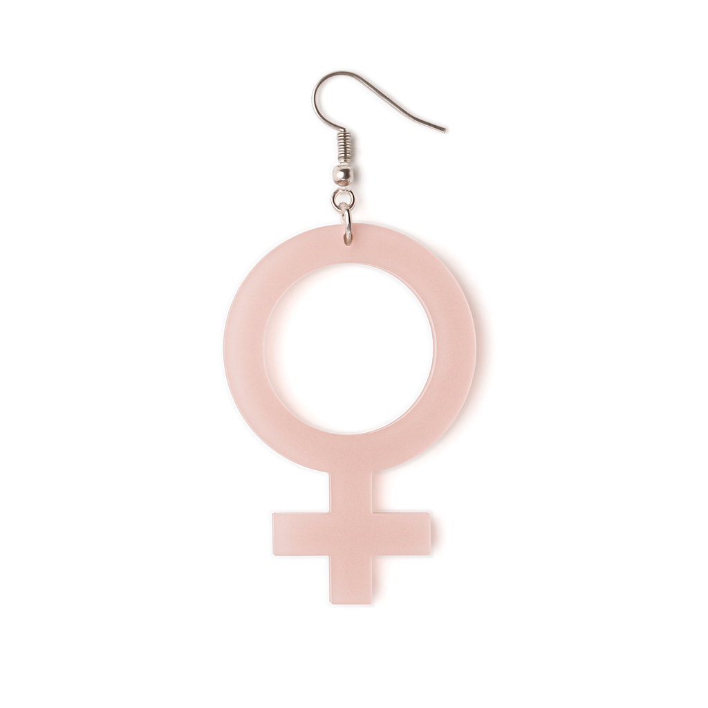 Pendientes Ella (símbolo de Venus)