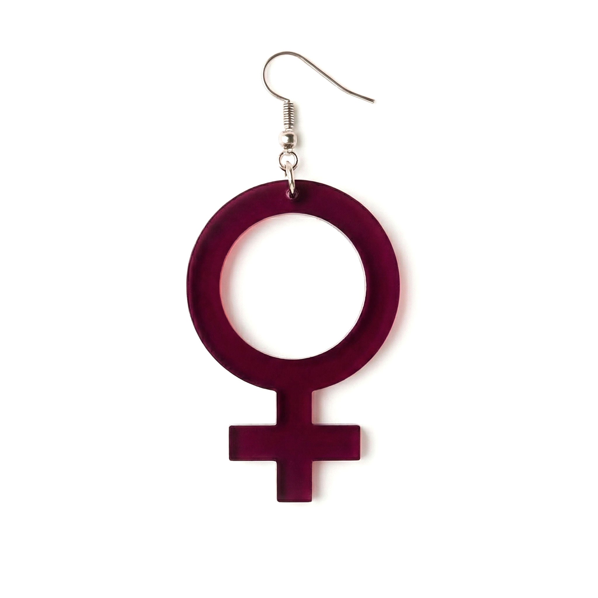 Pendientes Ella (símbolo de Venus)