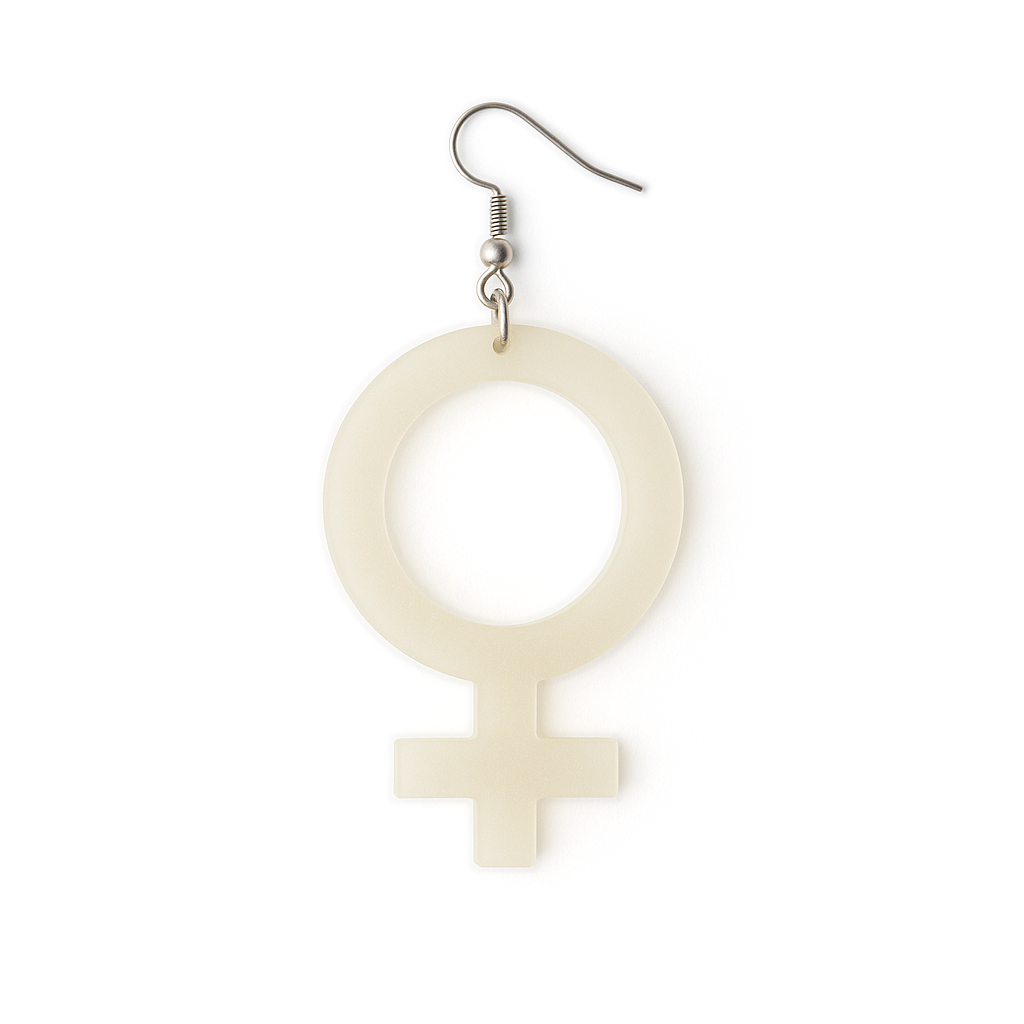 Pendientes Ella (símbolo de Venus)
