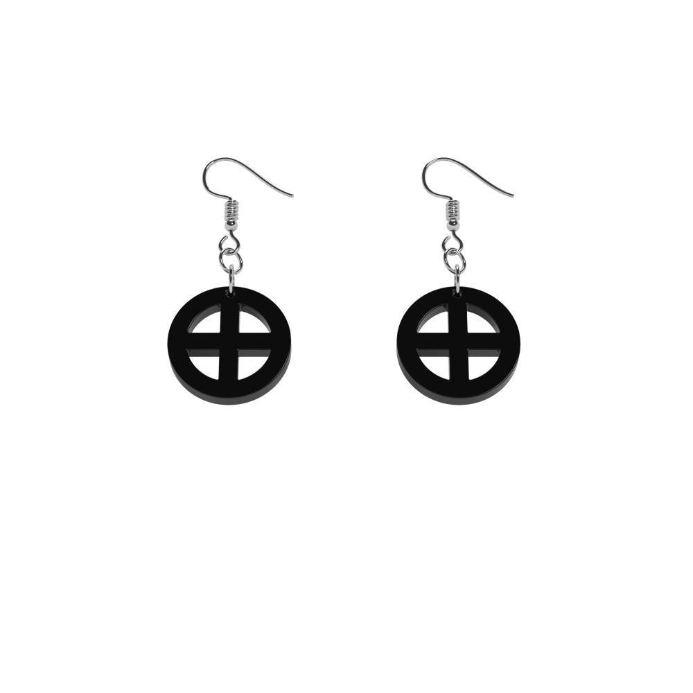 Örhängen Earth mini (symbol för jorden)