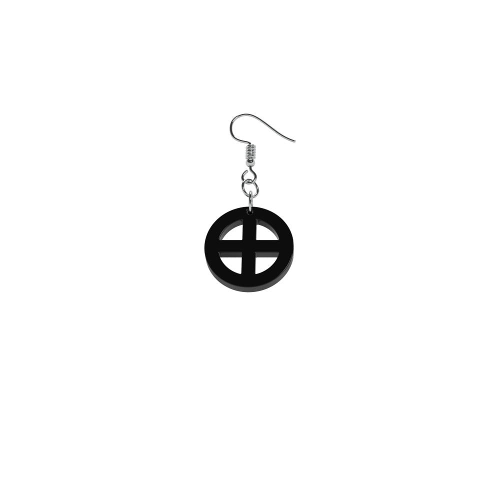Örhängen Earth mini (symbol för jorden)