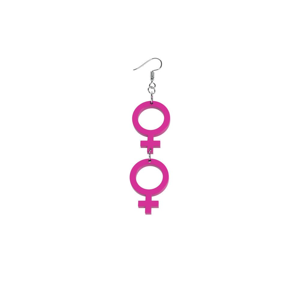 Örhängen Hon-hon mini (kvinnosymbol)