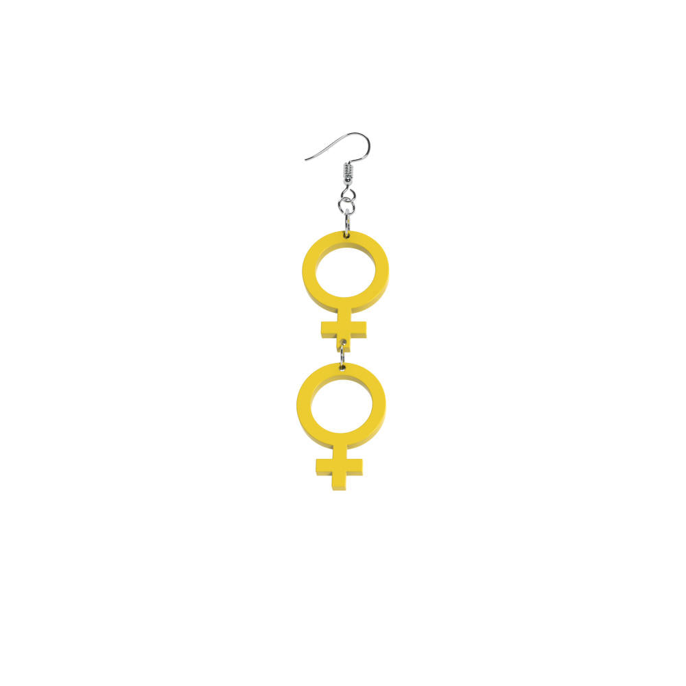 Örhängen Hon-hon mini (kvinnosymbol)