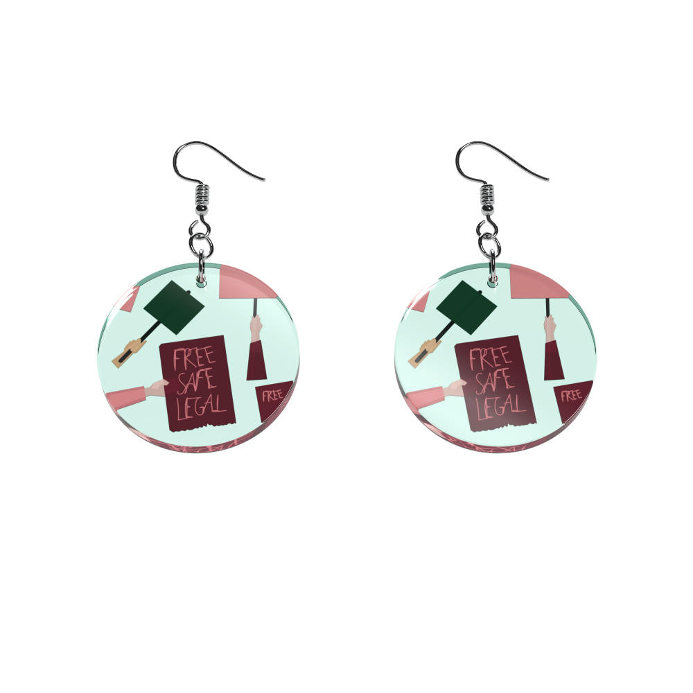 Pendientes redondo Statement