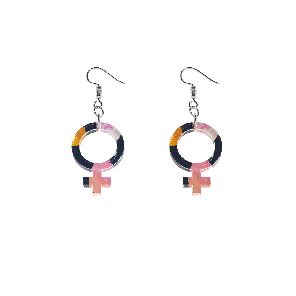 Pendientes Ella mini (símbolo de Venus)