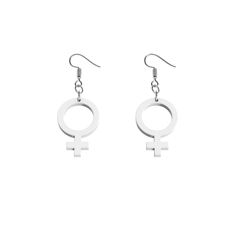 Pendientes Ella mini (símbolo de Venus)