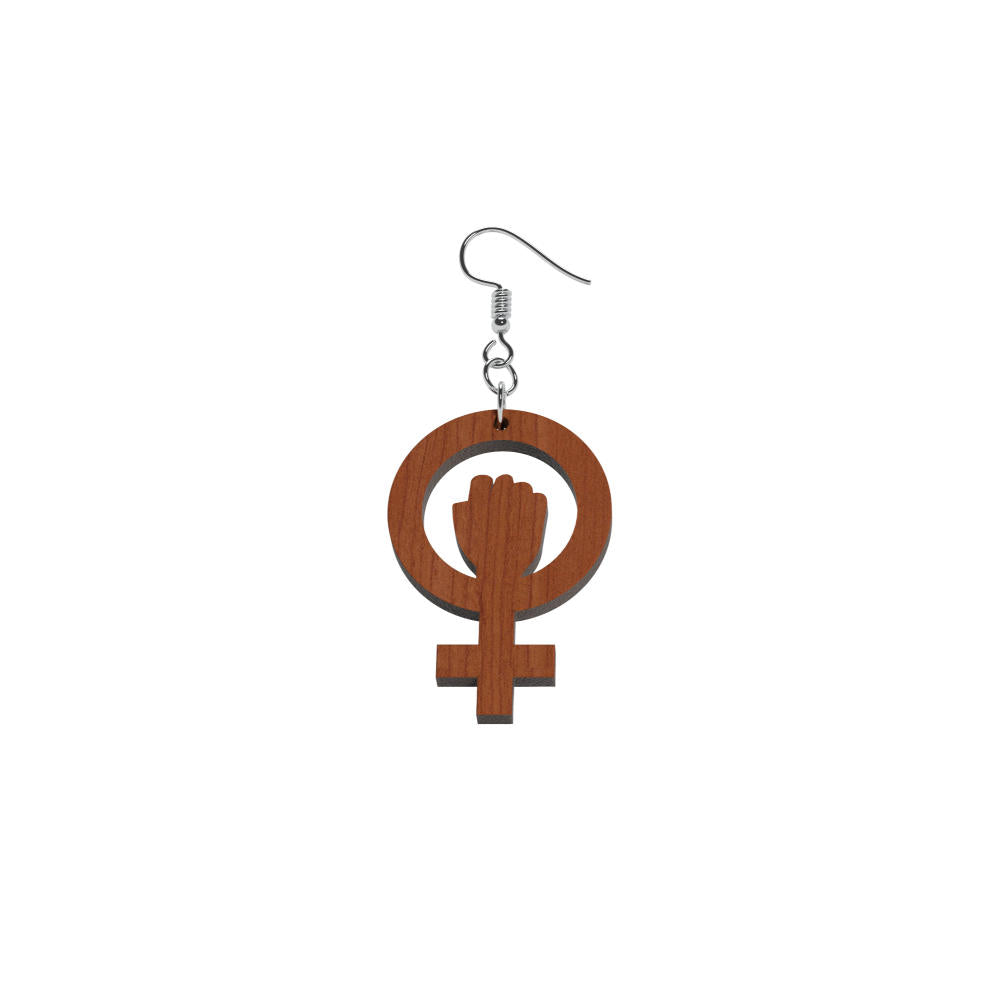 Örhängen Hon Kamp Small (kvinnosymbol)