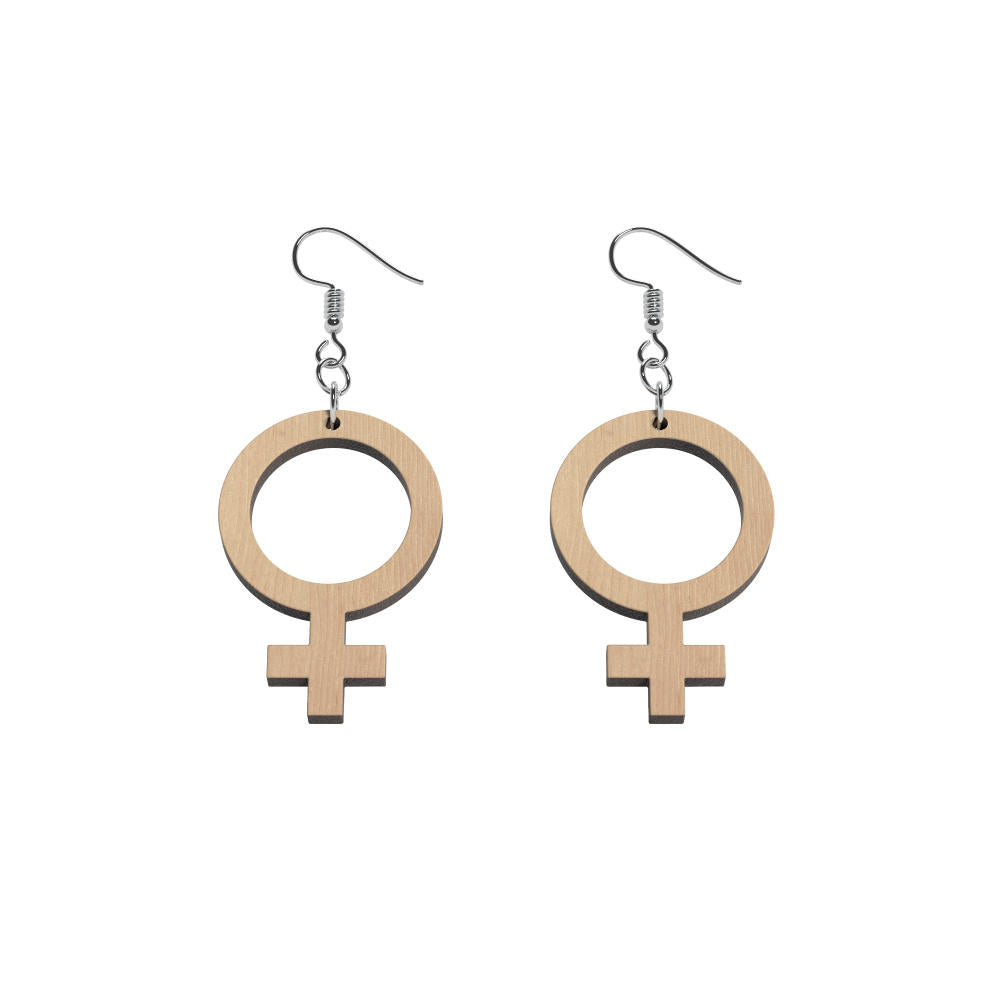 Earrings She Small (Woman Symbol)