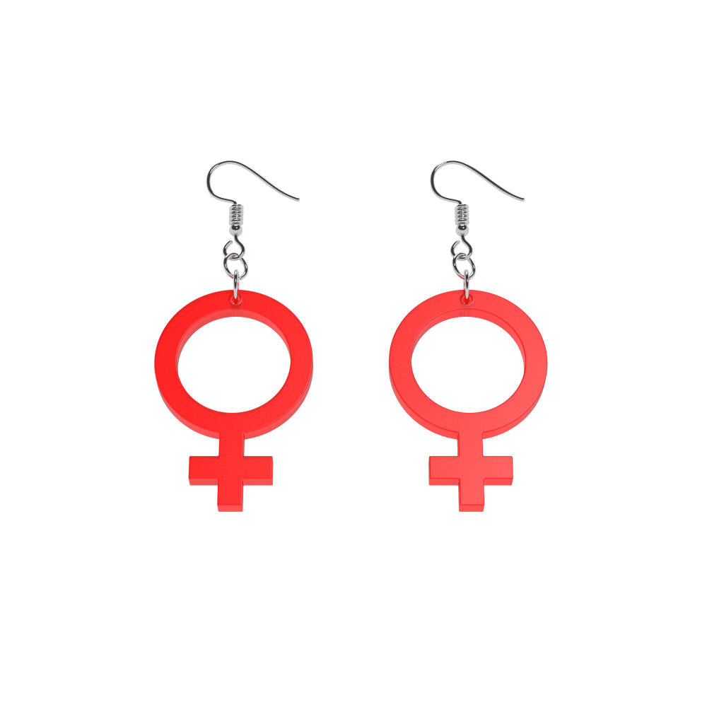 Earrings She Small (Woman Symbol)