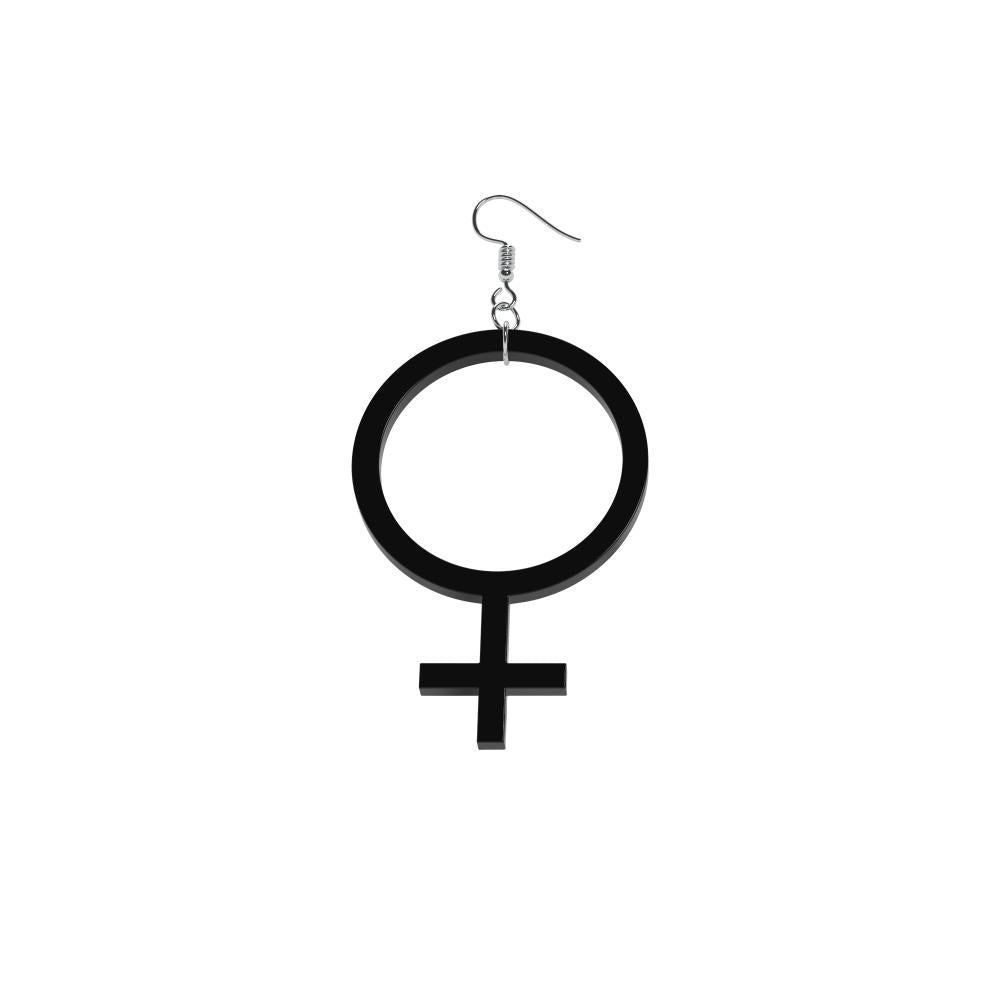 Örhängen Hon thin (kvinnosymbol)