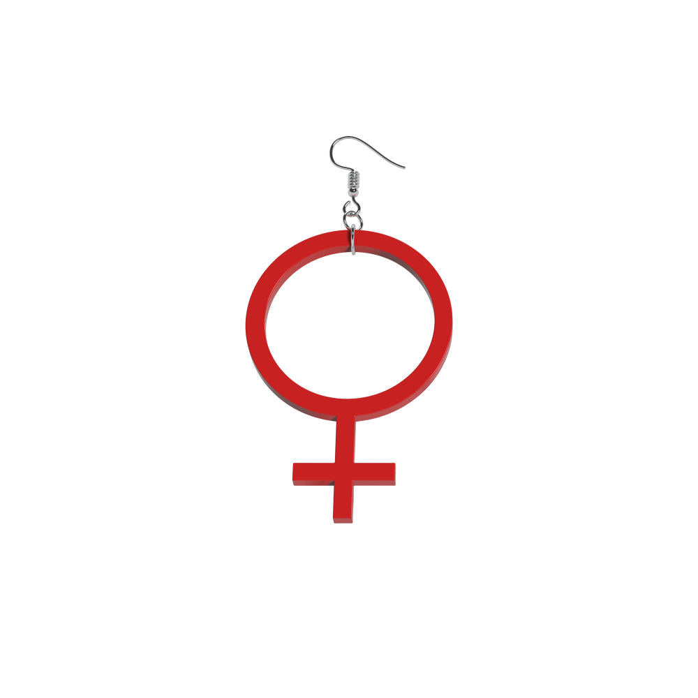Örhängen Hon thin (kvinnosymbol)