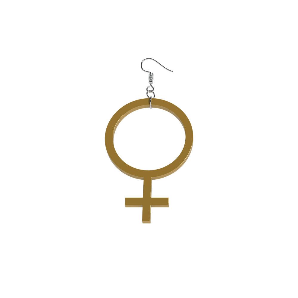 Örhängen Hon thin (kvinnosymbol)