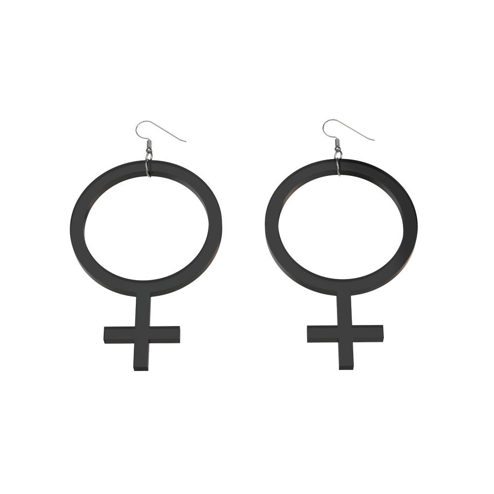 Örhängen Hon thin (kvinnosymbol)