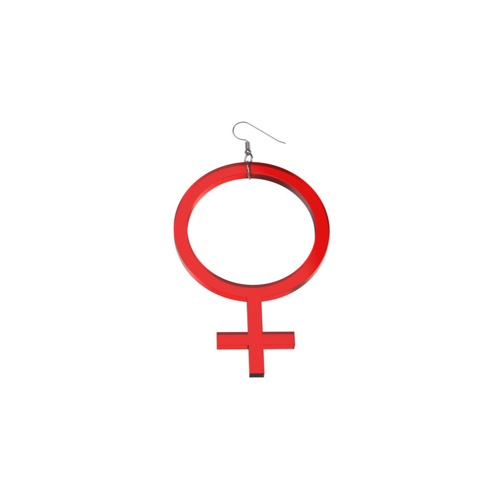 Örhängen Hon thin (kvinnosymbol)