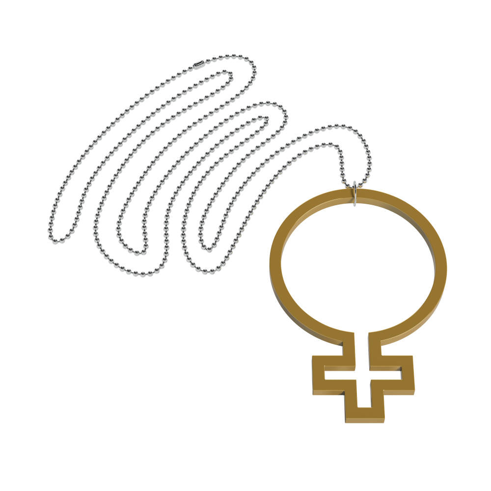 Collar Ella contorno  (símbolo de Venus)