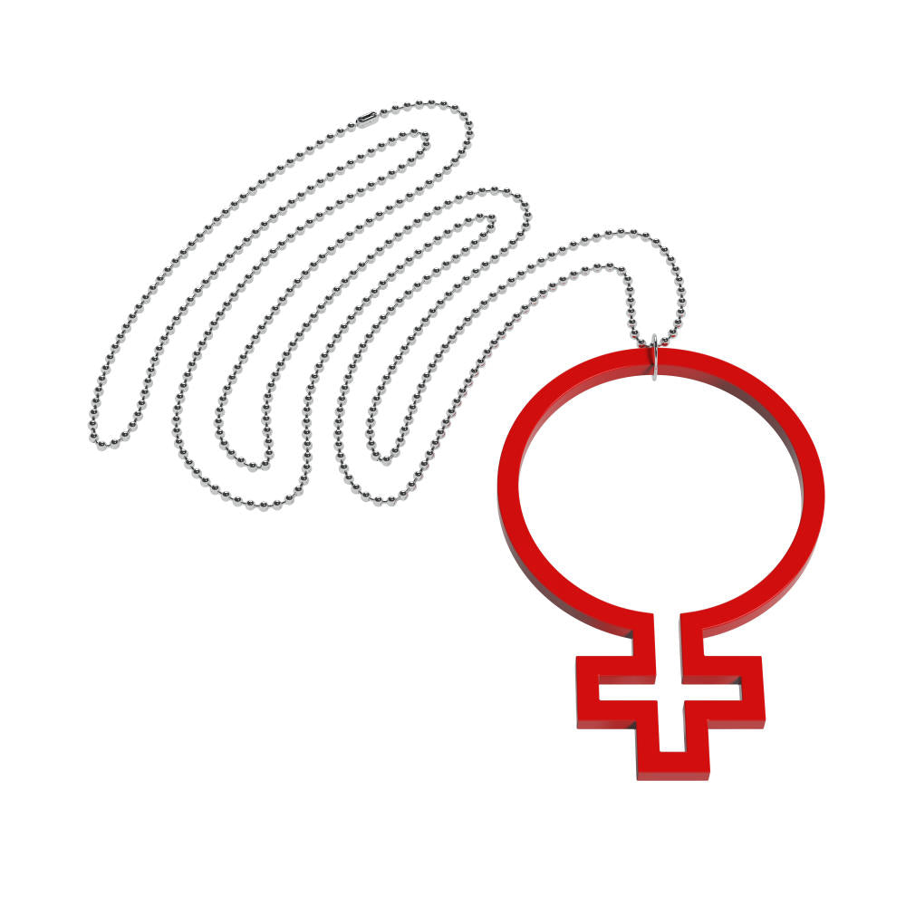 Collar Ella contorno  (símbolo de Venus)