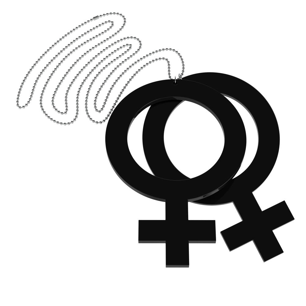 Collar Ella-Ella Grande (símbolos de Venus)