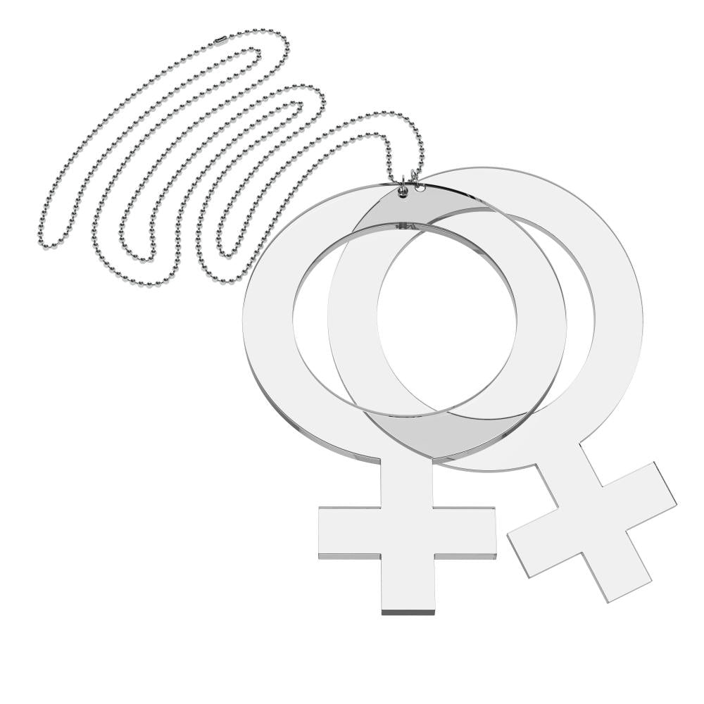 Halsband Hon-Hon Stor (kvinnosymboler)