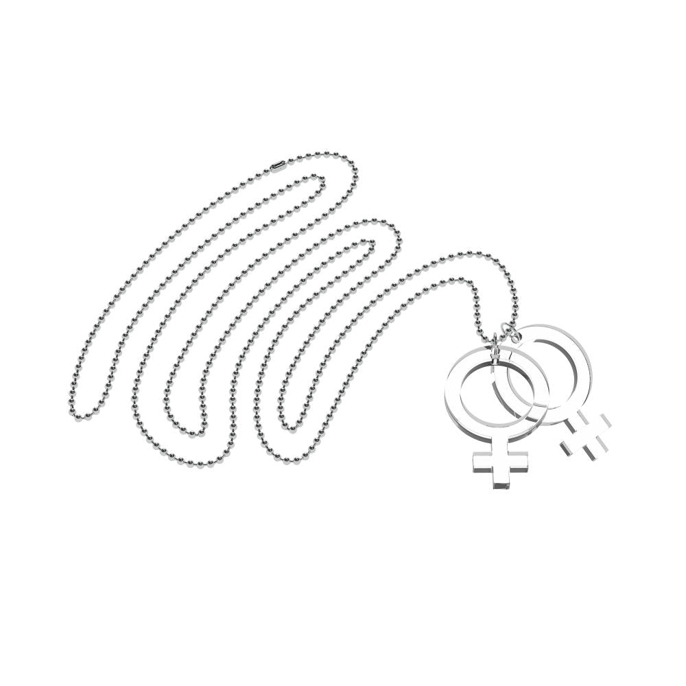 Halsband Hon-hon mini (kvinnosymbol)
