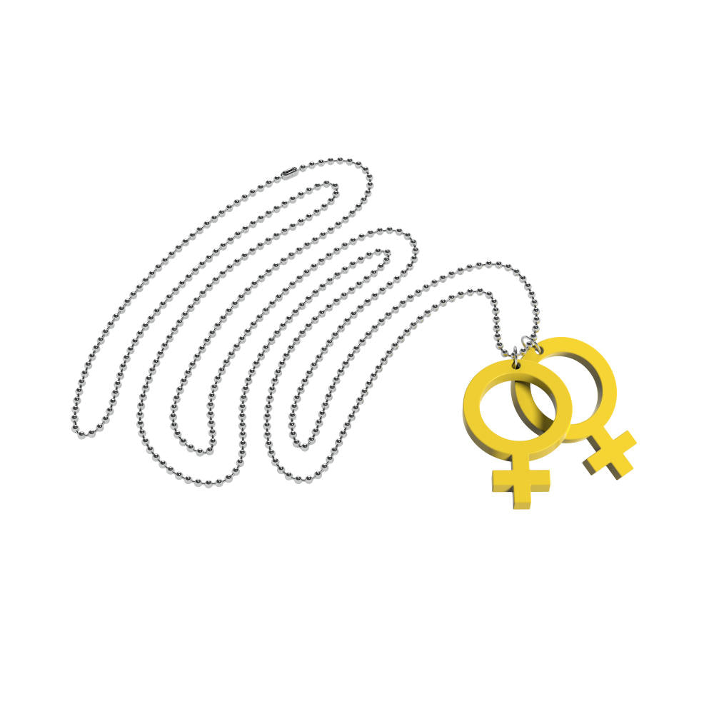 Halsband Hon-hon mini (kvinnosymbol)