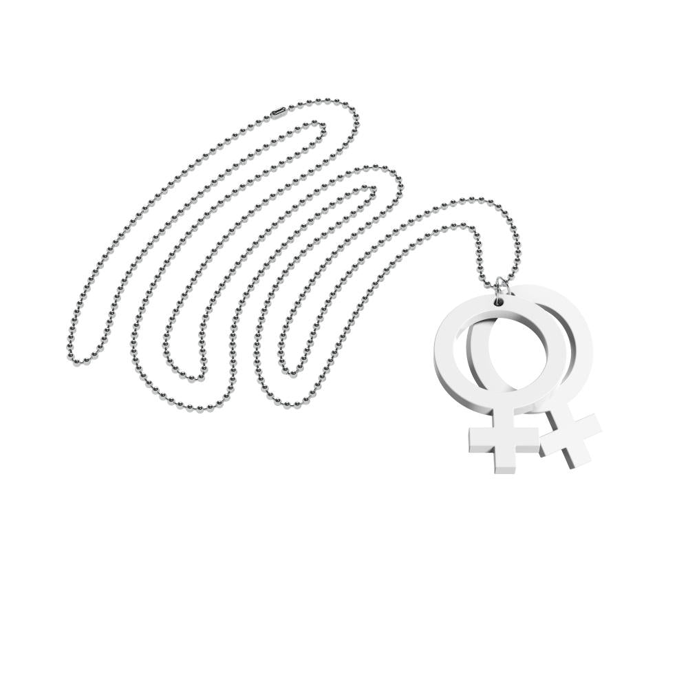 Halsband Hon-Hon Small (kvinnosymboler)