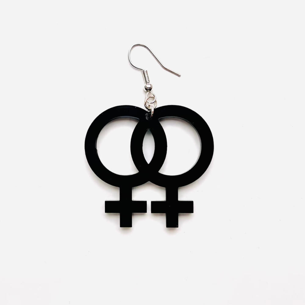 Pendientes Ella Pequeño (símbolo de Venus)