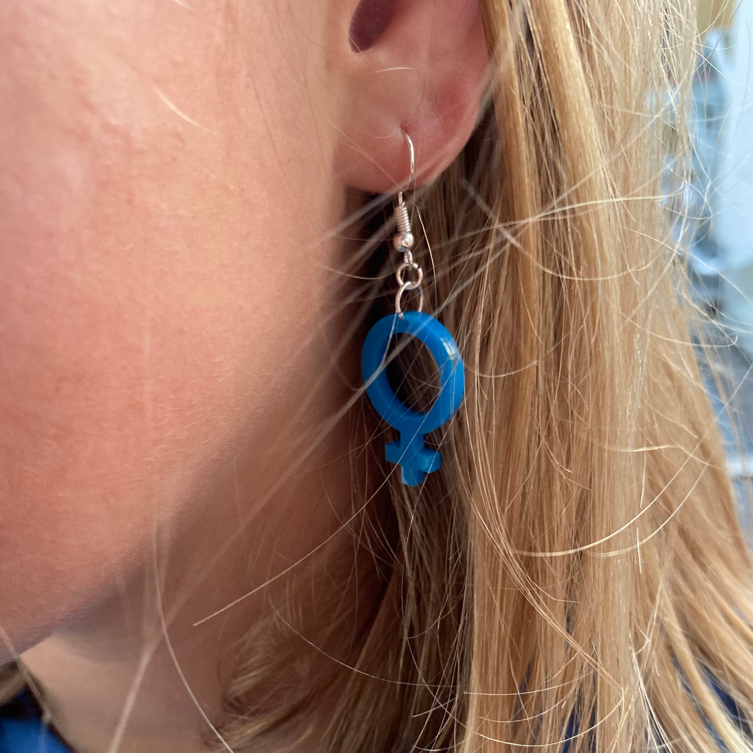 Pendientes Ella mini (símbolo de Venus)