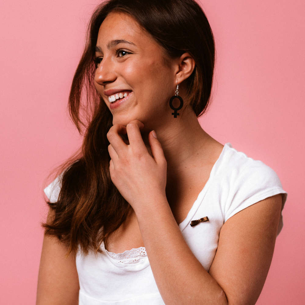 Earrings She mini (Woman Symbol)