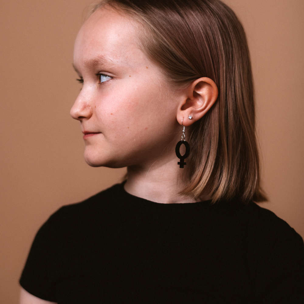Earrings She mini (Woman Symbol)