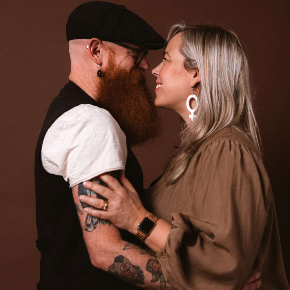 Pendientes Ella (símbolo de Venus)