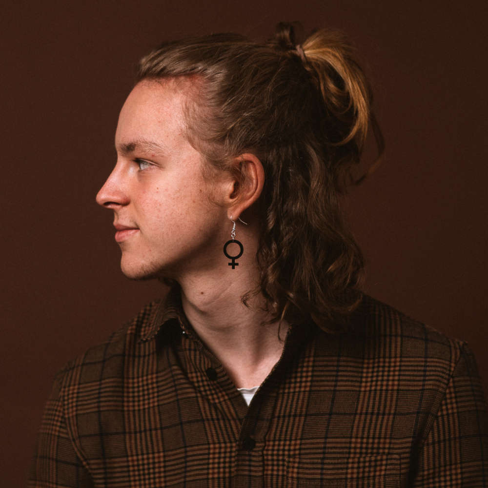 Pendientes Ella mini (símbolo de Venus)