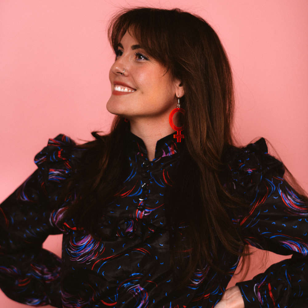 Pendientes Ella (símbolo de Venus)