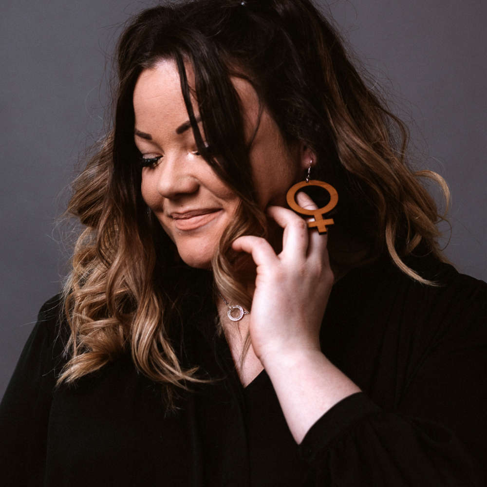 Pendientes Ella (símbolo de Venus)